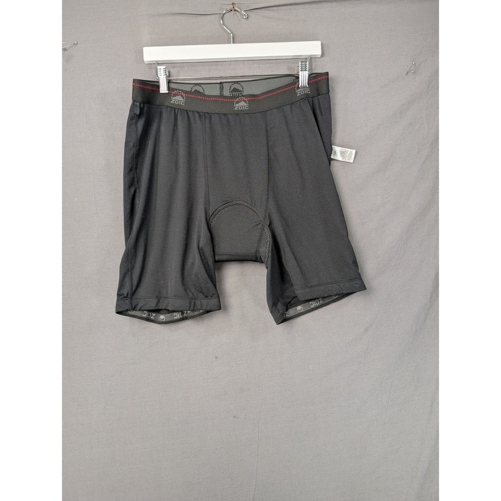 Zoic Mens Essential Padded Cycling Liner Shorts Black 2XL Bike Underwear